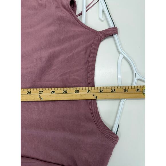 Express Womens Dress Size XL Purple Mauve Sweater Long Sleeve Open Shoulder - Picture 10 of 11